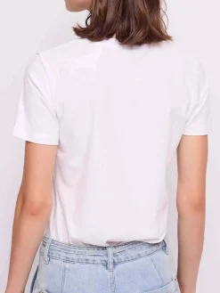 T-SHIRT DONNA - GAUDI JEANS BIANCO - 611BD64067