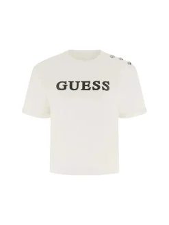 T-SHIRT DONNA - GUESS APPAREL BIANCO - W6GI06 K3018