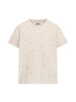 T-SHIRT DONNA - GUESS ATHLEISURE CREMA - V5BI14 I3Z14