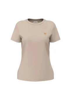 T-SHIRT DONNA - GUESS ATHLEISURE TAUPE - V4YI09 J1314