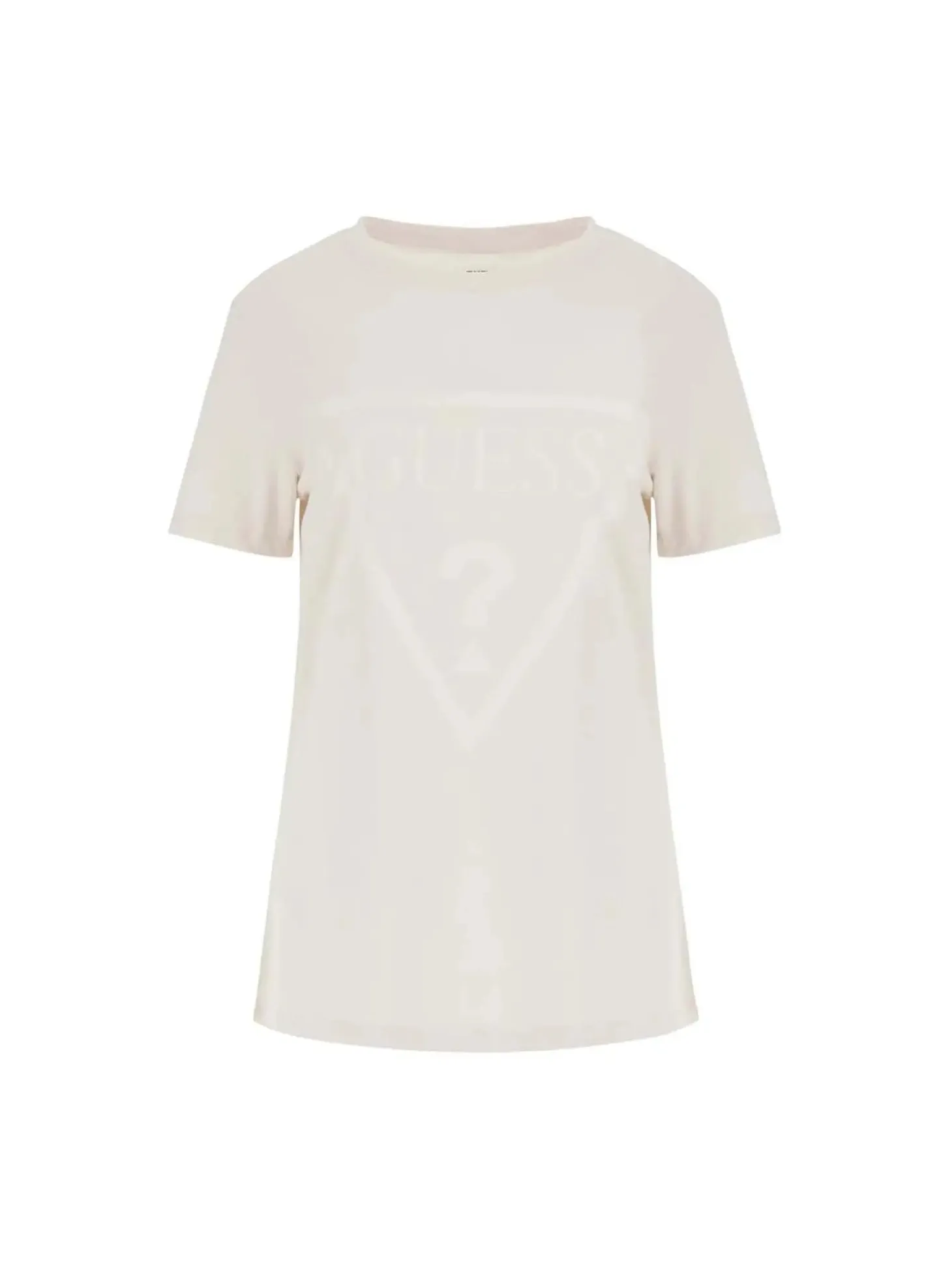 T-SHIRT DONNA - GUESS ATHLEISURE BIANCO SPORCO - V2YI07 K8HM0
