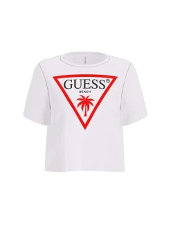 T-SHIRT DONNA - GUESS UNDERWEAR BIANCO - E02I01 JA914