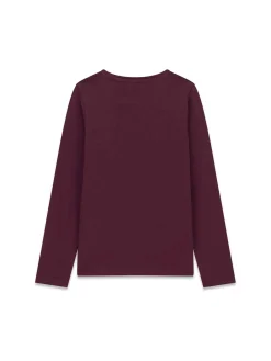 T-SHIRT RAGAZZA - GUESS KIDS BORDEAUX - J6YI01 K3664