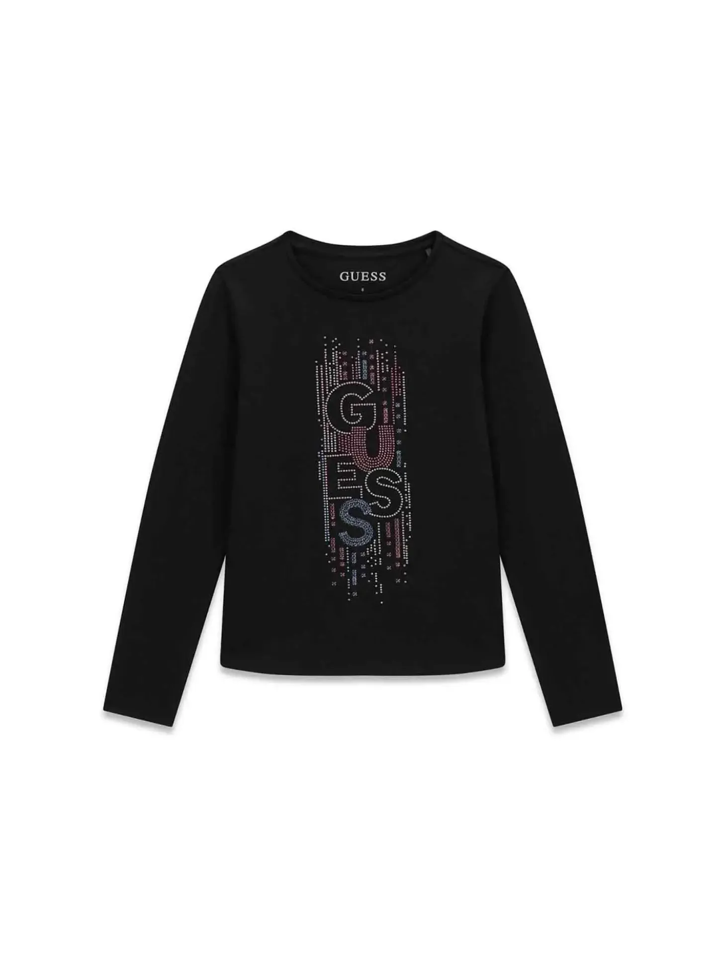 T-SHIRT RAGAZZA - GUESS KIDS NERO - J6YI16 K3724