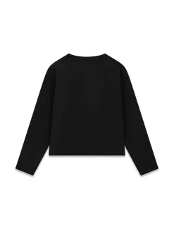 T-SHIRT RAGAZZA - GUESS KIDS NERO - J6YI07 K3704
