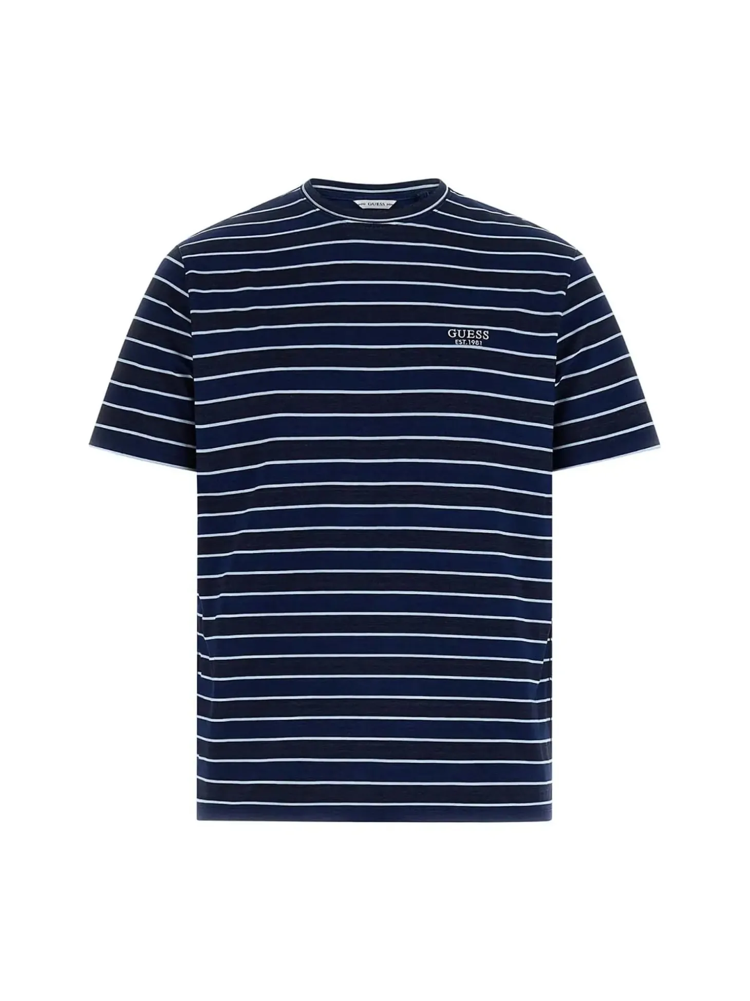 T-SHIRT UOMO - GUESS APPAREL BLU-BIANCO - M6GI12 K2993