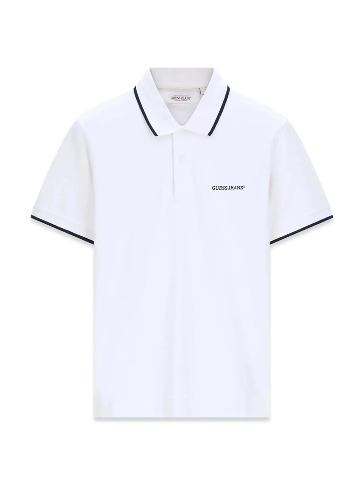 T-SHIRT UOMO - GUESS JEANS BIANCO-BLU - M6RP24 KCJV1