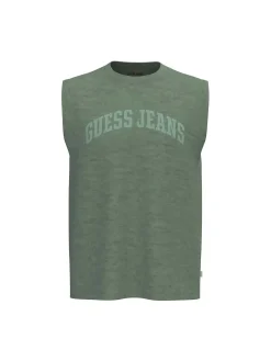 T-SHIRT UOMO - GUESS JEANS VERDE - M6GPB2 K8FQ4