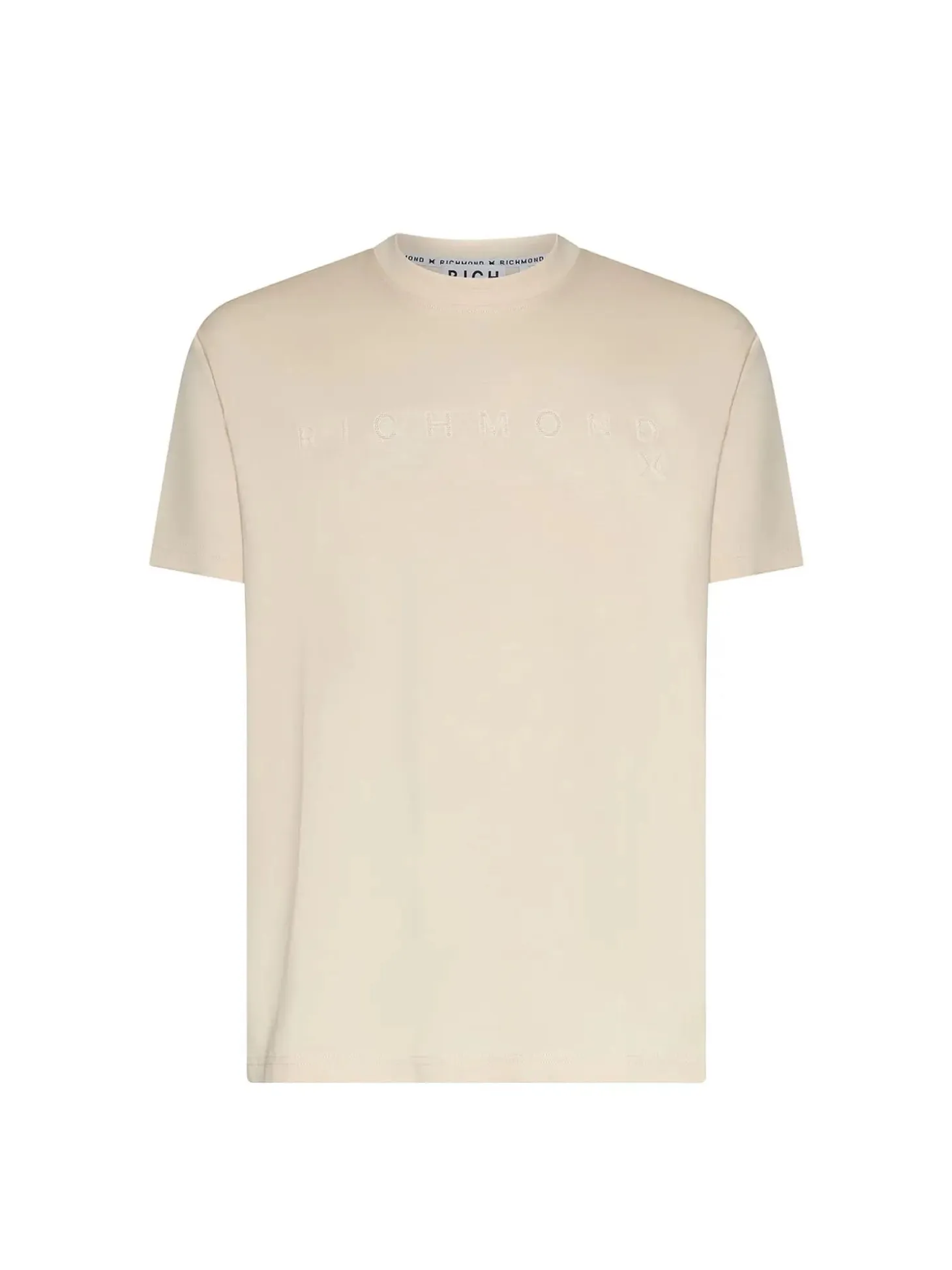 T-SHIRT UOMO - JOHN RICHMOND BEIGE - UMP26018TS