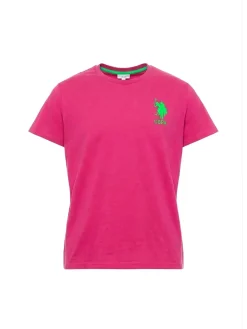 T-SHIRT UOMO - US POLO ASSN. FUXIA - US43154021