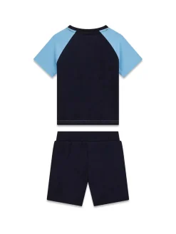 TUTA BAMBINO - GUESS KIDS BLU-BIANCO - N6GG03 K8HM4
