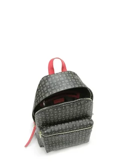 ZAINO DONNA - POLLINI NERO-ROSSO - TE8412PP03Q11