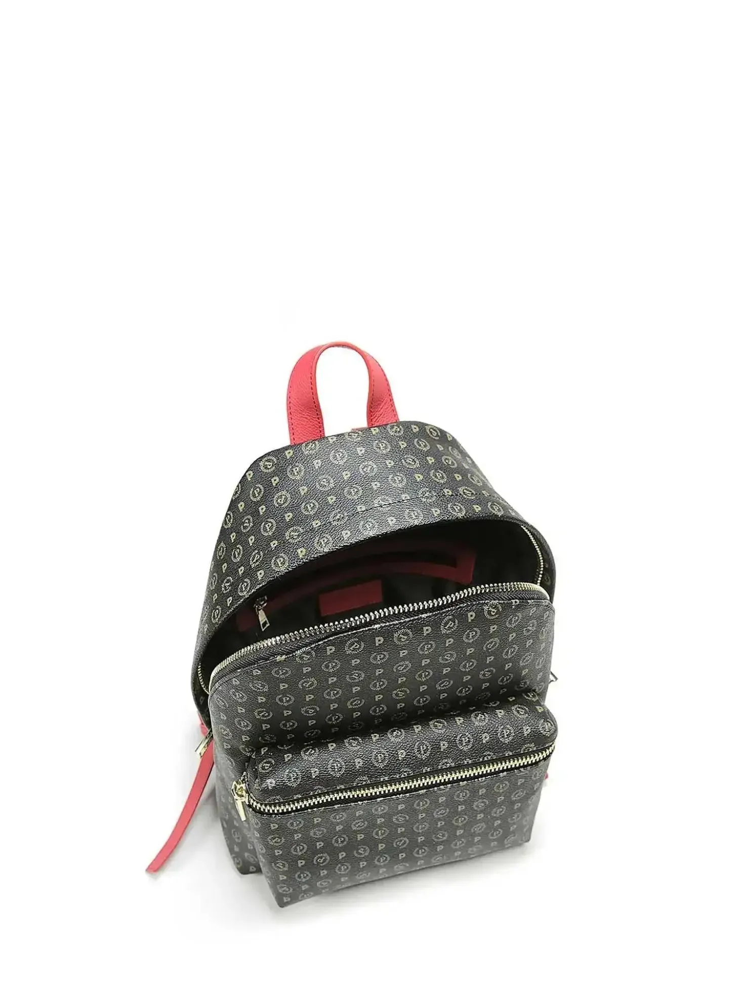 ZAINO DONNA - POLLINI NERO-ROSSO - TE8412PP03Q11